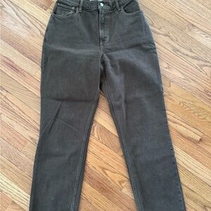 Abercrombie Curve Love Brown Jeans
